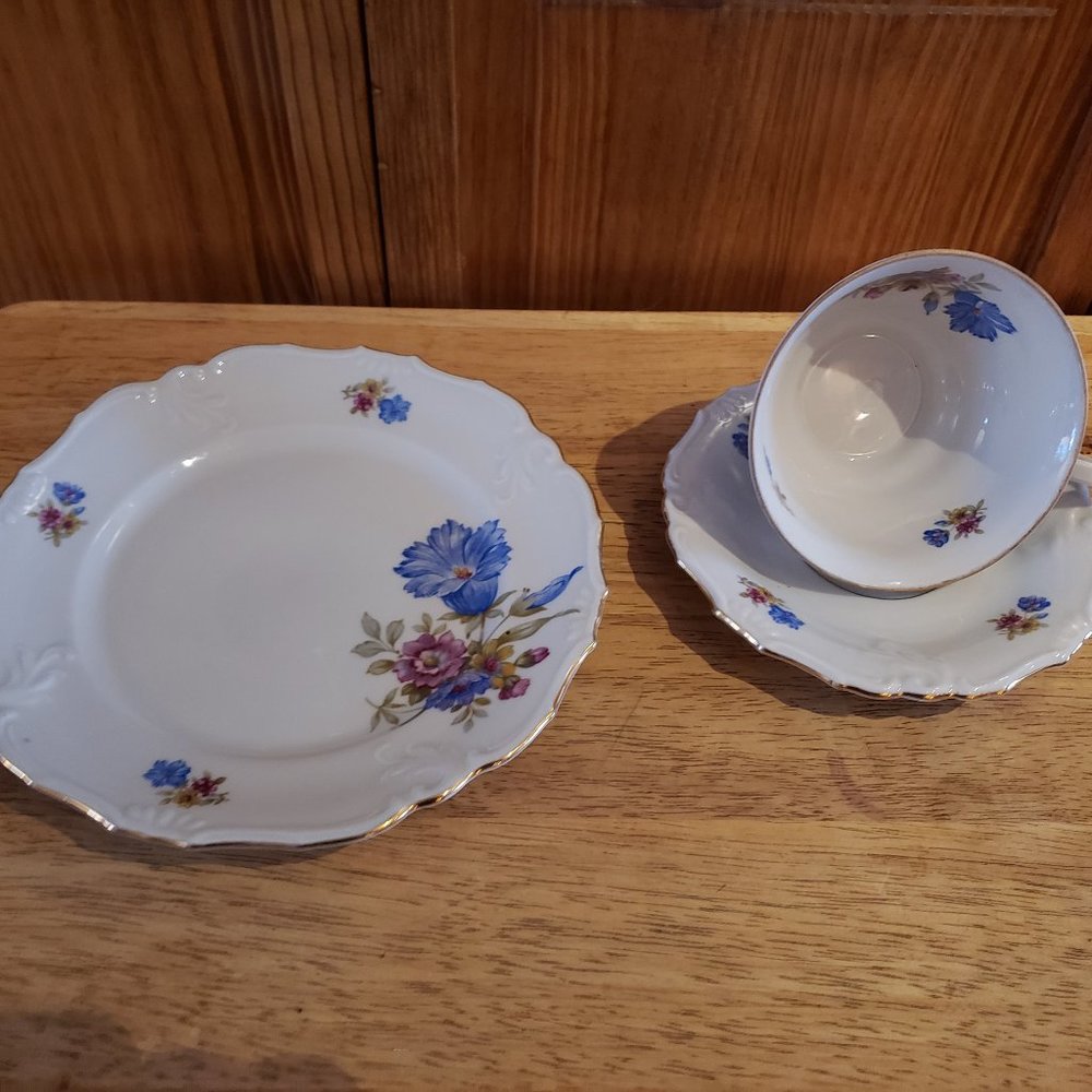 Schwarzenhammer vintage porzellan 3 pcs set: